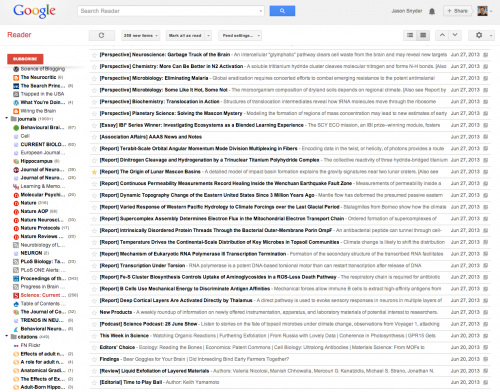 my google reader